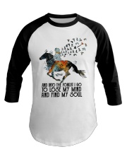 And into the forest I go to lose my mind Baseball Tee tile
