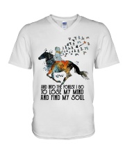 And into the forest I go to lose my mind V-Neck T-Shirt tile