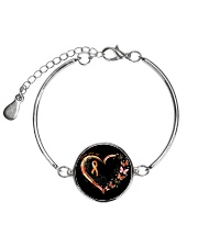 Never Give Up Metallic Circle Bracelet tile