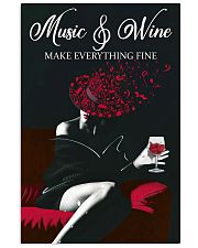 Music And Wine Make Everything Fine 11x17 Poster front