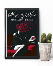 Music And Wine Make Everything Fine 11x17 Poster lifestyle-poster-8