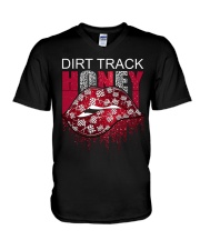 Dirt Track Honey V-Neck T-Shirt tile