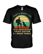 That's What I Do V-Neck T-Shirt tile