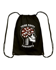 Think Happy Thoughts Drawstring Bag tile