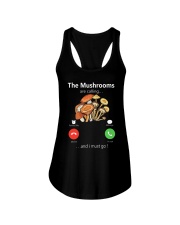 The Mushrooms Are Calling Ladies Flowy Tank tile