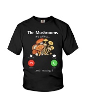 The Mushrooms Are Calling Youth T-Shirt tile
