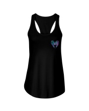 Do Not Judge Ladies Flowy Tank tile