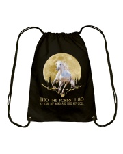 Into The Forest I Go Drawstring Bag tile