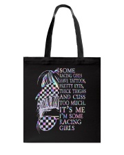 Racing Girl Tote Bag tile
