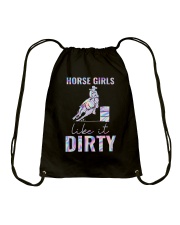 Horse Girls Like It Drawstring Bag tile