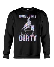 Horse Girls Like It Crewneck Sweatshirt tile