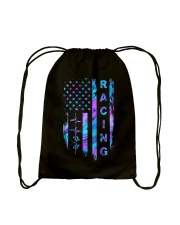 Love Racing Drawstring Bag tile