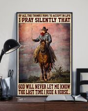 Never Let Me Know The Last Time I Ride A Horse 11x17 Poster lifestyle-poster-2