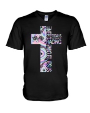 All I Need Today V-Neck T-Shirt tile