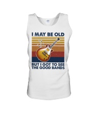 I may be old Unisex Tank tile