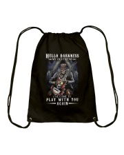 Hello Darkness My Old Friend Drawstring Bag tile