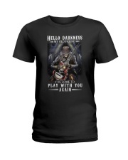 Hello Darkness My Old Friend Ladies T-Shirt tile