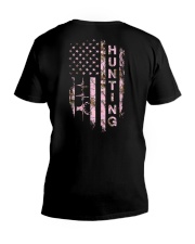 Hunting us flag V-Neck T-Shirt tile