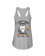 I Don't Need Anyone Approval Ladies Flowy Tank tile