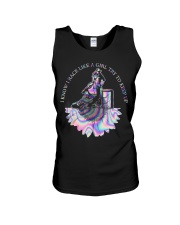 I Know I Race Unisex Tank tile