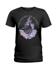 I Know I Race Ladies T-Shirt tile