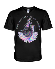I Know I Race V-Neck T-Shirt tile