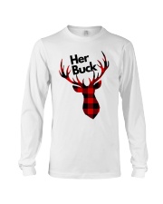 Her Buck His Doe Valentine Long Sleeve Tee tile