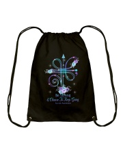 Be Strong And Choose To Keep Going Drawstring Bag tile
