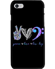 Peace love low key Phone Case tile