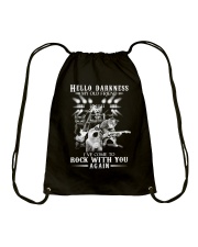 Hello Darkness My Old Friend Drawstring Bag tile