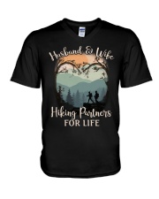 Husband and Wife V-Neck T-Shirt tile