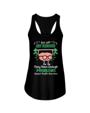 Get Off My Nerves Ladies Flowy Tank tile