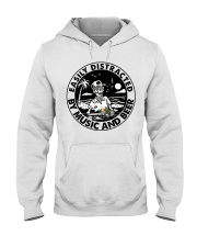 Easily Distracted Hooded Sweatshirt tile