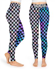 Racing Girl High Waist Leggings front
