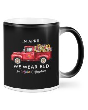 In April We Wear Red Mugs tile