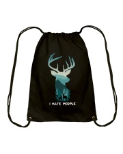 I Hate People Drawstring Bag tile