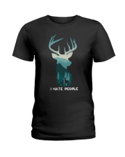 I Hate People Ladies T-Shirt tile