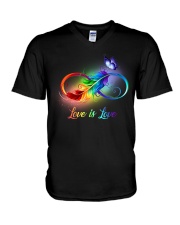 Love Is Love V-Neck T-Shirt tile