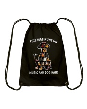 This Man Runs On Drawstring Bag tile
