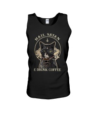 Hail Satan Drink Coffee Unisex Tank tile