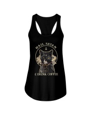 Hail Satan Drink Coffee Ladies Flowy Tank tile