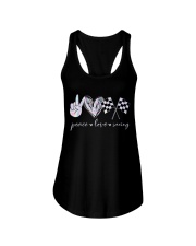 Peace Love Racing Ladies Flowy Tank tile