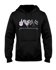 Peace Love Racing Hooded Sweatshirt tile