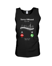 Sorry I Missed Your Call Unisex Tank tile