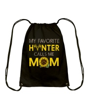 My Favorite Hunter Calls Me Mom Mother's Day Drawstring Bag tile