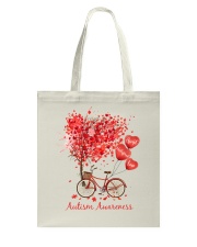 Autism Awareness Valentine Tote Bag tile
