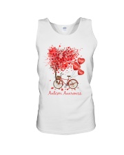 Autism Awareness Valentine Unisex Tank tile