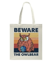 Beware the owlbear Tote Bag tile