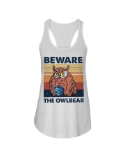 Beware the owlbear Ladies Flowy Tank tile