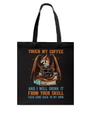 Touch My Books Tote Bag tile